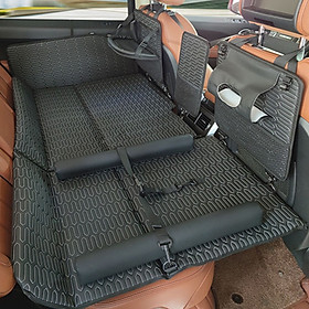 Giường nệm treo ghế ô tô GẤP GỌN - KHÔNG CẦN BƠM, Chịu tải lên đến 600kg, chất liệu cao cấp