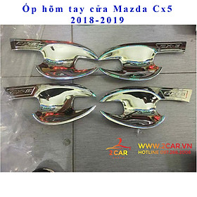 Ốp hõm cửa xe Mazda Cx5 2018- 2019 mạ crom