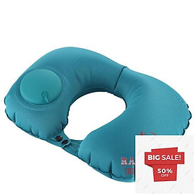 Mua Gối hơi gối kê cổ chữ u tự động bơm tựa đầu để ngủ văn phòng du lịch đi ô tô xe hơi máy bay có nút cài