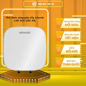 AMI SQUARE 30L - Máy nước nóng gián tiếp Atlantic AMI SQUARE 30L - HÀNG CHÍNH HÃNG - GIAO HCM