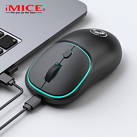 Mua Chuột Không Dây Im Lặng Sạc Lại IMICE W 618 Dành Cho Máy Tính  1600 DPI - Hàng Chính Hãng