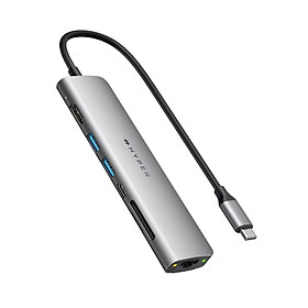 Mua  HÀNG CHÍNH HÃNG  CỔNG CHUYỂN ĐỔI HYPERDRIVE SLAB 7 IN 1 USB-C HUB FOR MAC  SURFACE  PC & DEVICES HD22H