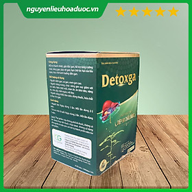 Thực phẩm bảo vệ sức khỏe Detoxga - bổ gan, giải độc gan, tăng cường chức năng gan, hạ men gan (hộp 60v)