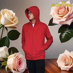 Áo khoác da cá GOKING 6 túi, form unisex cho nam nữ, trẻ em. Chống lanh, giữ ấm, chống nắng, chống tia UV