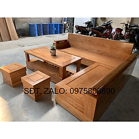 BỘ BÀN GHẾ GỖ SỒI NGA giá đã bao gồm phí ship
