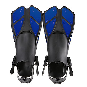 Lixada Swim Fins Floating Training Fin Flippers with Adjustable Heel for Swimming Diving Snorkeling Water Sports