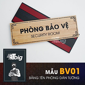 Mua Bảng tên phòng gỗ cắt laser dán tường - gia công nội dung bảng theo yêu cầu