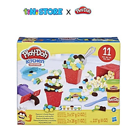 Bộ đồ chơi đất nặn làm bắp rang và kẹo Play-Doh