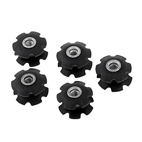 5 Pack Cycling Mountain Road Bike Bicycle Threadless Headset Star Nut 1-1/8"