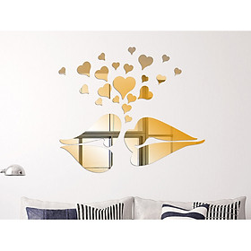 Mua Decal trang trí dán tường 3D sáng tạo cao cấp (M3) trái tim