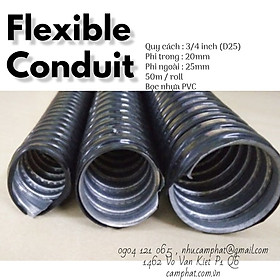 Ống ruột gà lõi thép (Flexible Conduit) 3/4 inch