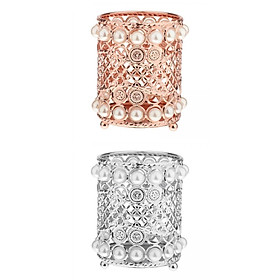2x Crystal Makeup Brush Jewelry Storage Holder Pen Container
