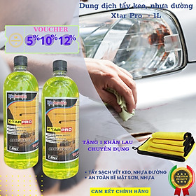 Xtar Pro - 1 lít - Dung dịch tẩy keo, nhựa đường - Ekokemika