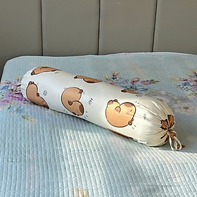 Vỏ gối ôm lụa thái LIDACO kích thước 35x100cm