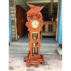 Mua Đồng hồ cây đại bàng gỗ hương đá cao 1m8