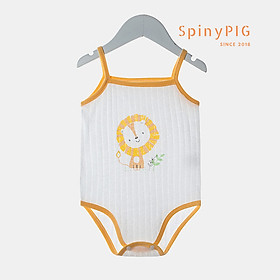 Bộ body cho bé sơ sinh 0-2 tuổi 2 dây cotton thoáng khí dành cho mùa hè thu nhiều họa tiết cho bé trai bé gái