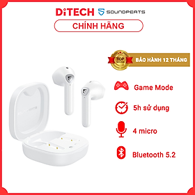 Mua Tai Nghe True Wireless Earbuds SoundPEATS TrueAir 2 (Màu Trắng) - Hàng Chính Hãng