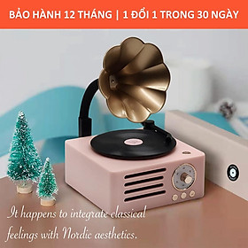 Mua Loa Bluetooth Đĩa Than Xoay OLIVER T15 Loa Bluetooth Loa Kèn Vintage Cổ Điển Đồ Decor Phòng Ngủ Trang Trí Bàn Làm Việc Cao Cấp