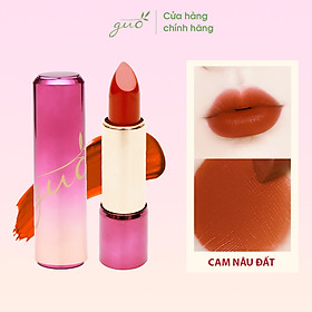 Son Sáp Lì Cam Nâu Đất GUO - True Matte Lipstick 5gr