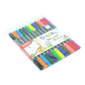 Hộp 12 Bút Lông Màu Rửa Được Smartkids SK-CPT2001