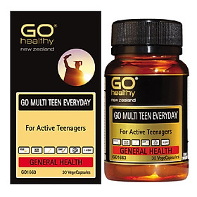 Viên uống Go Healthy GO MULTI TEEN EVERYDAY Bổ sung vitamin khoáng chất giúp phát triển toàn diện cho tuổi Teen 60 viên
