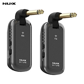 NUX B-1 LITE 2.4G Guitar Wireless System Transmitter & Receiver 4 Channels 18M Effective Range Built-in Rechargeable