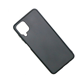 Ốp lưng silicon dẻo màu đen cho Samsung Galaxy A12 - Hàng nhập khẩu