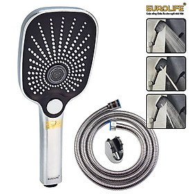 Mua Bộ tay dây sen 3 chức năng chảy  nhựa ABS mạ Chrome Eurolife EL-127SH-T
