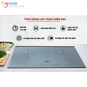 Bếp từ đôi Chefs EH-DIH888E - Hàng chính hãng