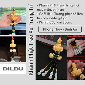 Mua Khánh Phật Thích Ca Ngồi Đài Sen Phong Thủy Treo Xe Ô tô  Xe Tải  Xe Hơi - Khánh Phật Trang Trí Nội Thất Xe Hơi