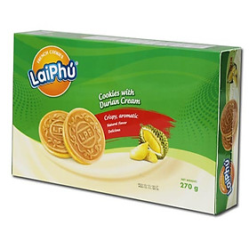 Bánh French Cookies Lai Phú Sầu Riêng 270g
