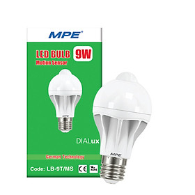 Hình ảnh Đèn led bulb cảm biến MPE 9w