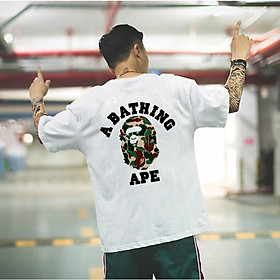 Hàng HotÁo Thun Tay Lỡ UNISEX Form Rộng APE Sịn SòCực Chất