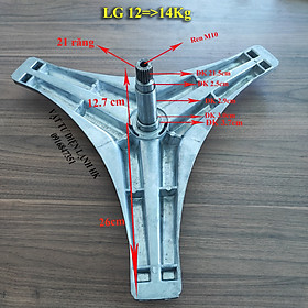 Mua Trục càng ba chạc dùng cho máy giặt LG 12Kg 13Kg 14Kg lồng ngang WD-23600 WD-18DR Chảng 3 mg cửa trước