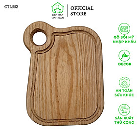 Mua Khay Gỗ Sồi Mỹ HAHANCO  CTL552  Decor Đồ Ăn Bền Đẹp (16 5cm x 22cm)