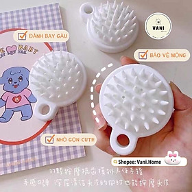 Lược gội đầu massage da đầu giảm rụng tóc, kích thích mọc tóc - Lược gội đầu silicon mát xa chăm sóc da đầu loại bỏ gàu