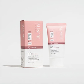 Kem Chống Nắng Màu Kem Nền Mona Frema SUNPRE DD Xtreme Sunscreen Foundation 50ml