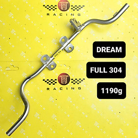 Gác máy full INOX 304 gắn Wave, Dream, Ex, Sirius, Fuled, Wave 110, Funeo