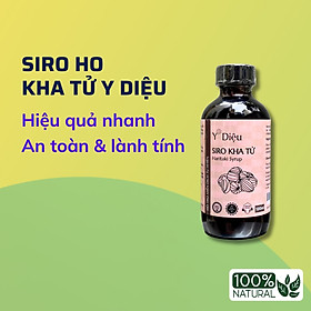 Siro ho kha tử Y Diệu, siro ho thảo dược giảm ho, viêm họng hiệu quả và lành tính