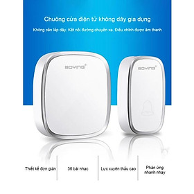 Chuông cửa điện tử không dây Smart EuroHome BOYING