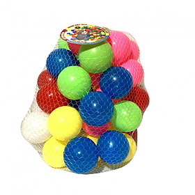Đồ Chơi Túi 48 Quả Bóng Nhựa Loại Lớn Cho Bé Chơi Nhà Banh BENRIKIDS-NB