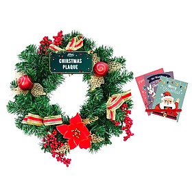 Mua Vòng Hoa Trang Trí Giáng Sinh Noel Uncle Bill - Chirstmas Plaque (Mẫu Ngẫu Nhiên)