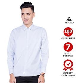 Áo Sơ Mi Nam Aligro ALG1011 - Xanh Da Trời (Size