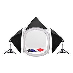 Mua Bộ Kit Studio 3 Đèn 1 Hộp Tròn