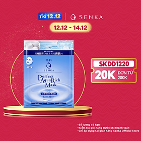 Mặt nạ cấp ẩm Senka Perfect Aqua Rich Mask Extra Moist 23g