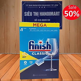 Viên rửa Finish Classic- Hộp 110 viên (mẫu mới)