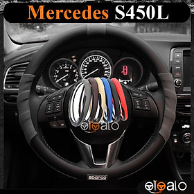Bọc vô lăng da PU dành cho xe Mercedes Benz S450L cao cấp SPAR - OTOALO