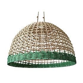 Handwoven Lamp Shade Floor Lamp Fixture Ornament Hanging Pendant Light Cover