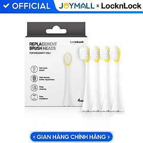 Đầu bàn chải điện cho bé LocknLock ENR226WHT-RB- 4pcs- Màu Trắng