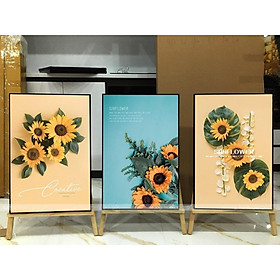 Bộ 3 Tranh Treo Tường Vintage Decor & in theo yêu cầu - Halo Decor